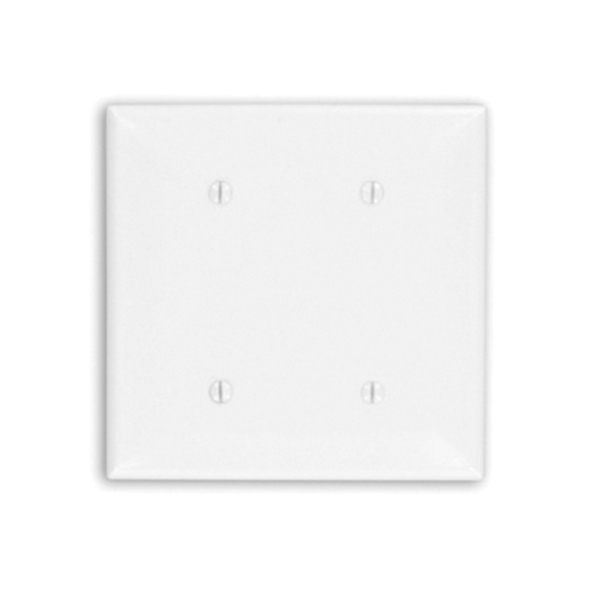 Leviton Wallplates 2 Gang Blank Wallplate Black 80734-E